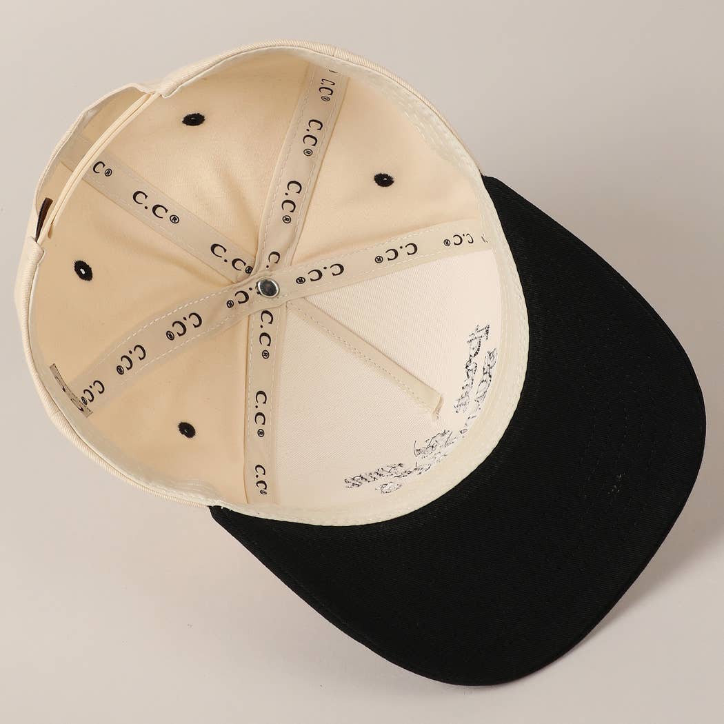 Fashion City - Put It On Santa's Tab Text Embroidery Baseball Cap - Jennie Dots