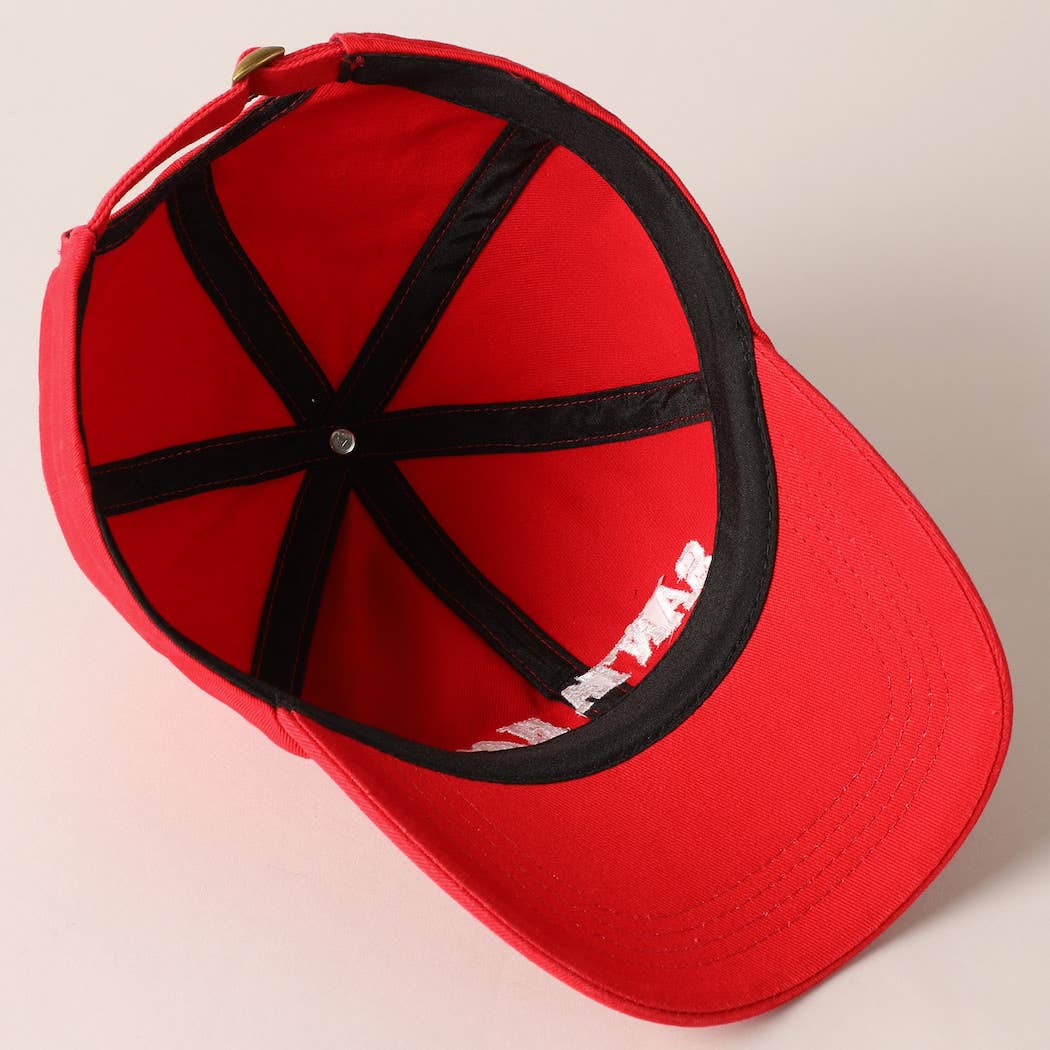 Fashion City - Santa Hat Text Embroidery Baseball Cap - Jennie Dots