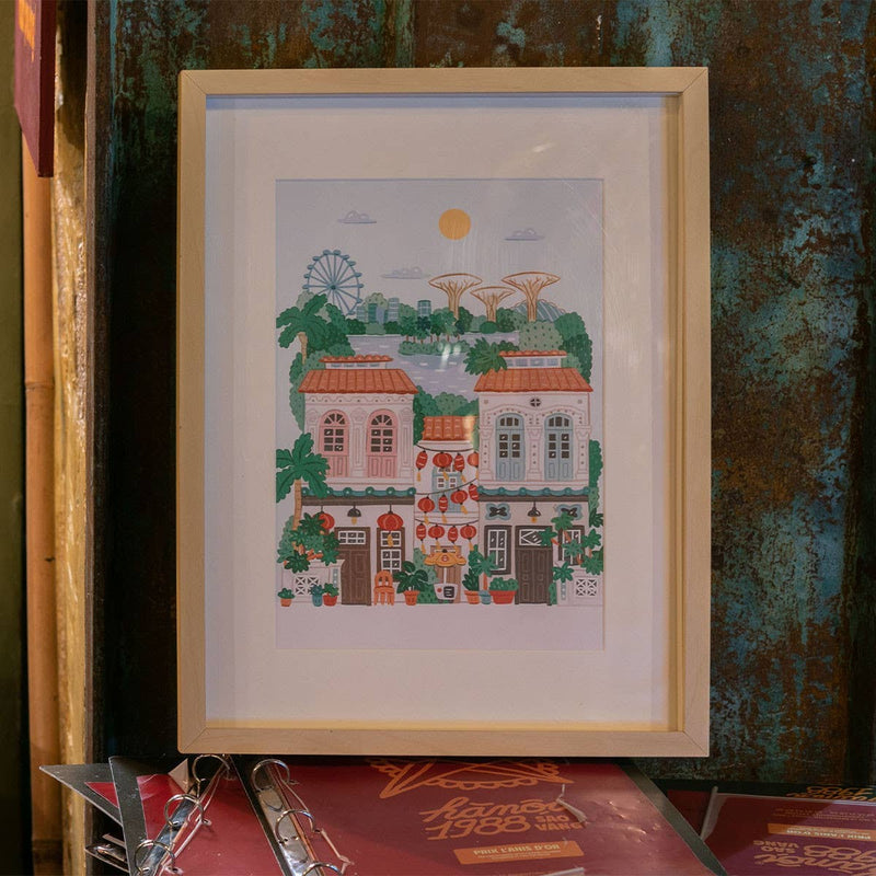 La Petite Épicerie - Paint by Numbers Kit - Singapore by Hoglet & Co