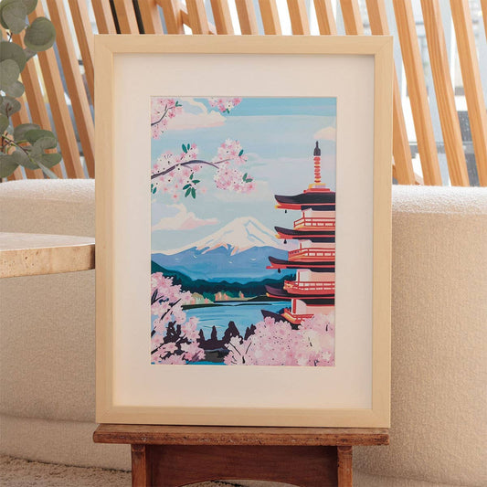 La Petite Épicerie - Paint by Numbers Kit - Mount Fuji