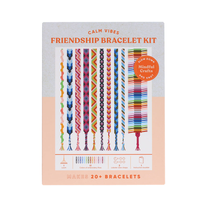 Chronicle Books - Mindful Crafts: Calm Vibes Friendship Bracelet Kit