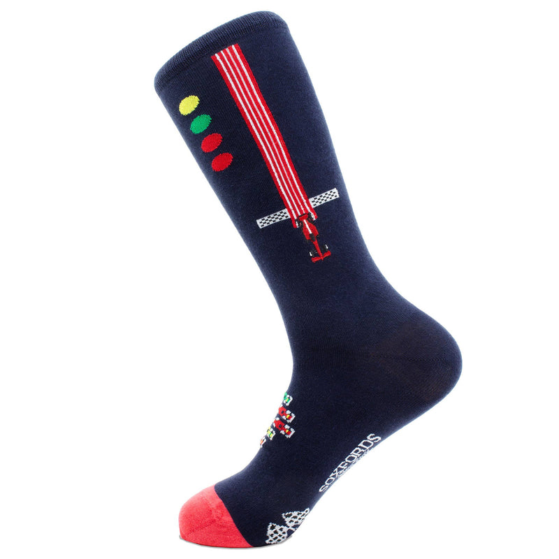 Soxfords - "Slipstream" - F1 Racing Themed Fine Men's Socks