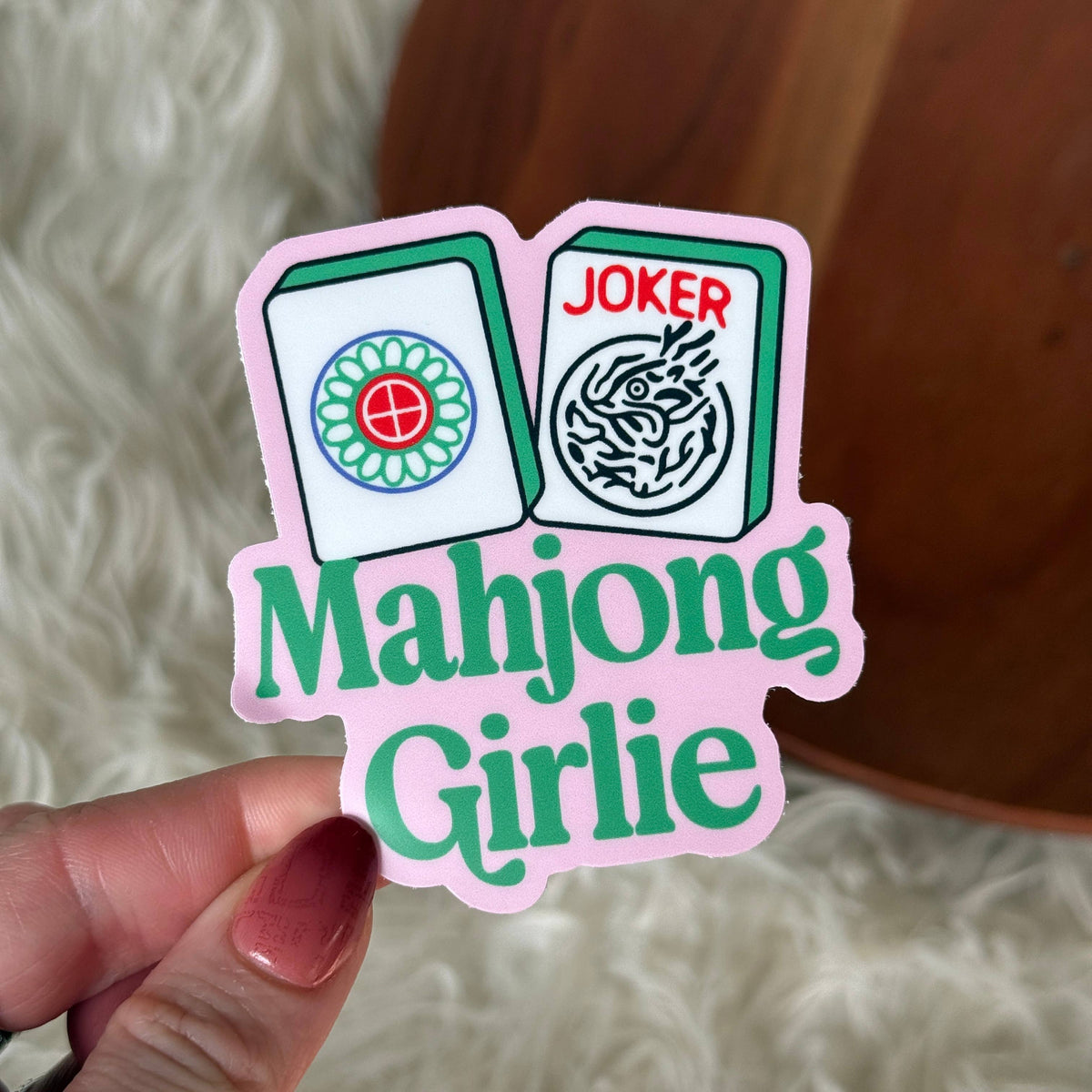 Big Moods - Mahjong Girlie Tile Mahjong Sticker