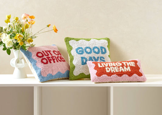 Peking Handicraft - Out Of Office Hook Pillow - Ampersand