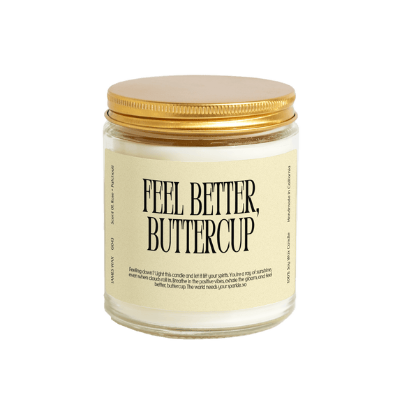 “Feel Better, Buttercup” Candle - Jennie Dots