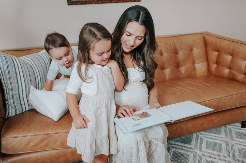 Lucy Darling - Celestial Skies Luxury First Year Baby Memory Book
