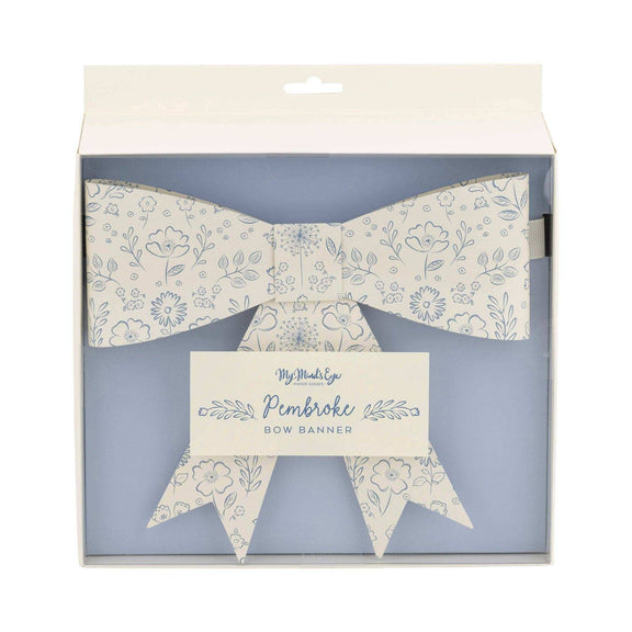 Floral Bow Banner - Jennie Dots
