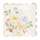 Floral Corner Plate - Jennie Dots