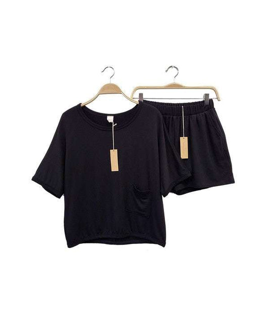 French Terry Shorts & Top Set - Jennie Dots