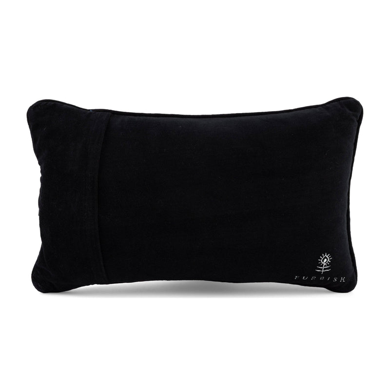 Furbish Studio - Can't Stay Here Needlepoint Pillow - Jennie Dots