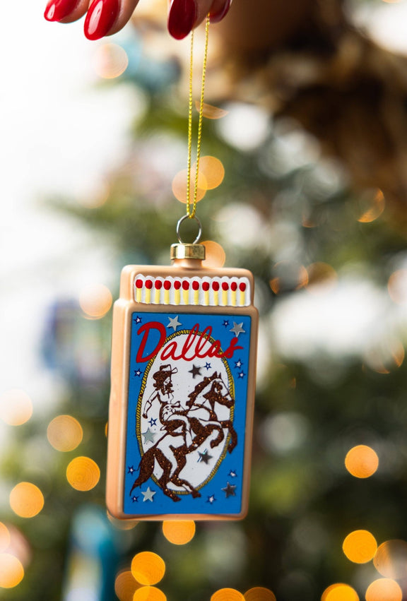 Furbish Studio - Matchbook Ornament - Dallas - Jennie Dots