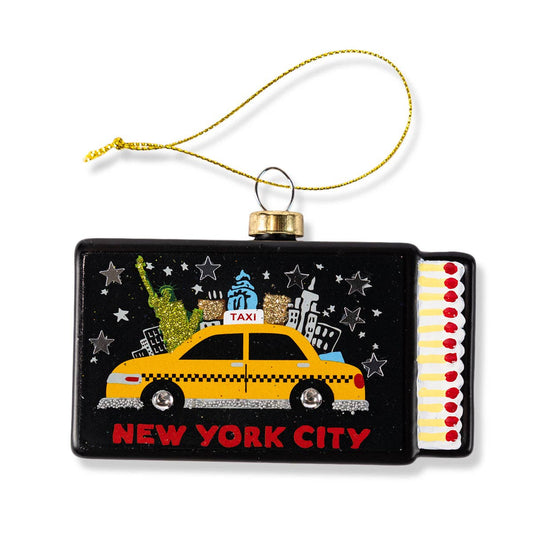 Furbish Studio - Matchbook Ornament - New York City - Jennie Dots