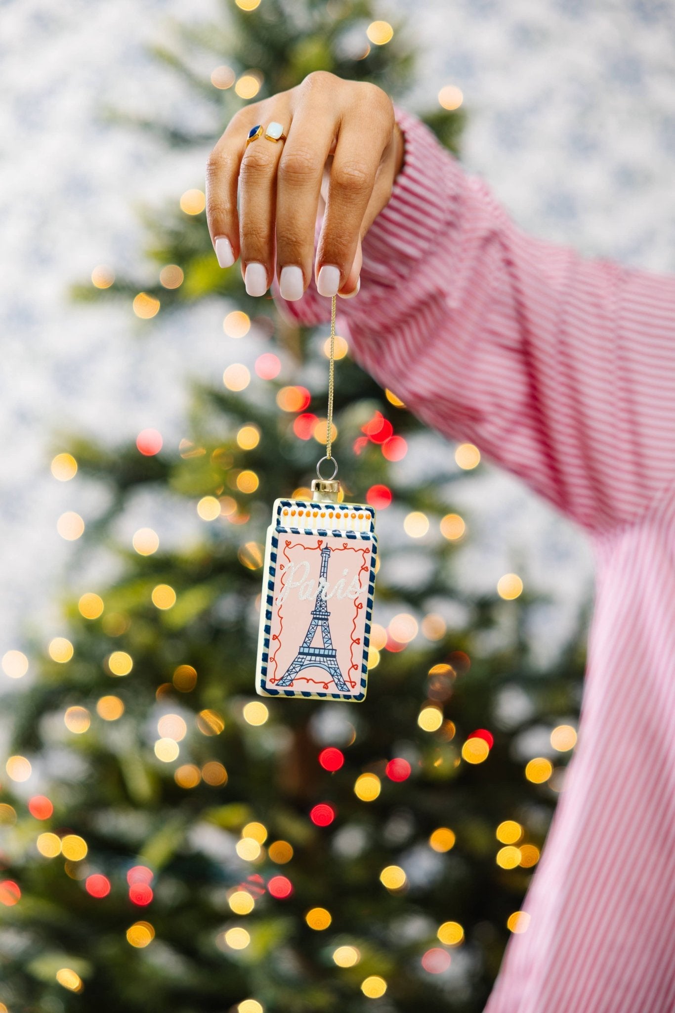 Furbish Studio - Matchbook Ornament - Paris - Jennie Dots
