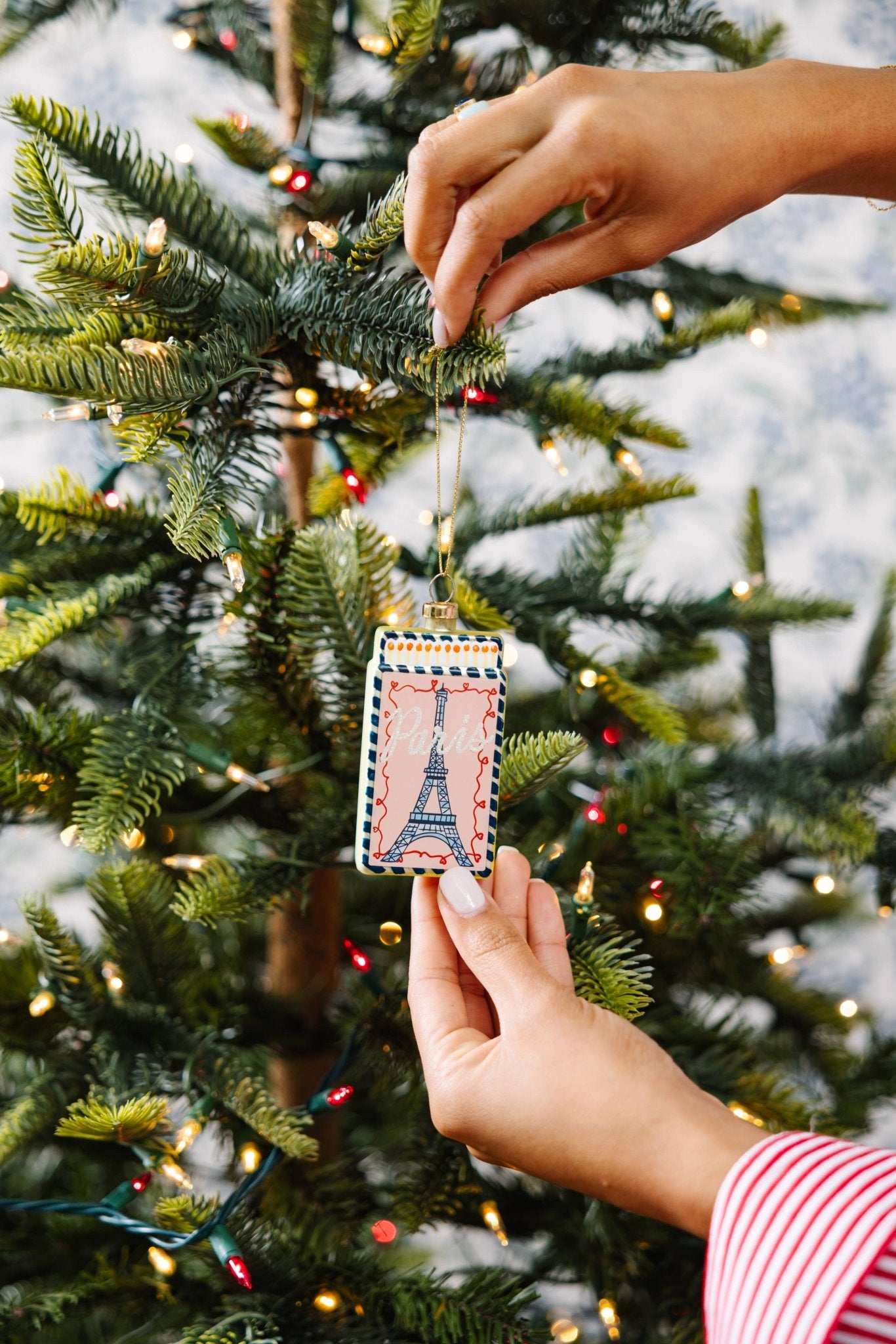Furbish Studio - Matchbook Ornament - Paris - Jennie Dots