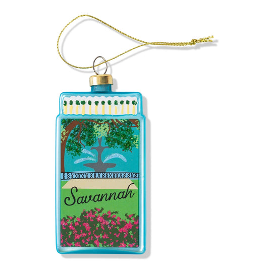 Furbish Studio - Matchbook Ornament - Savannah - Jennie Dots
