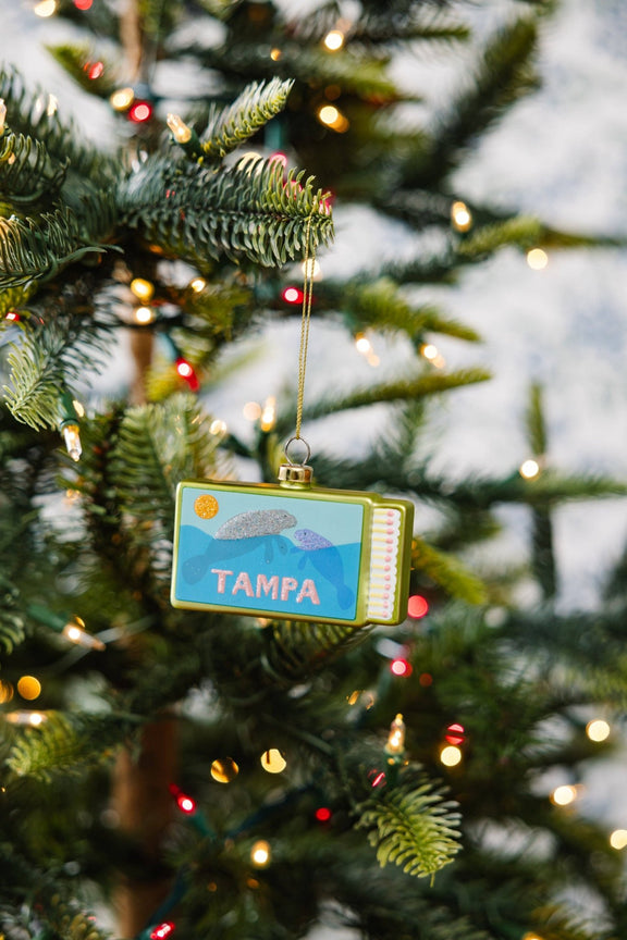 Furbish Studio - Matchbook Ornament - Tampa - Jennie Dots