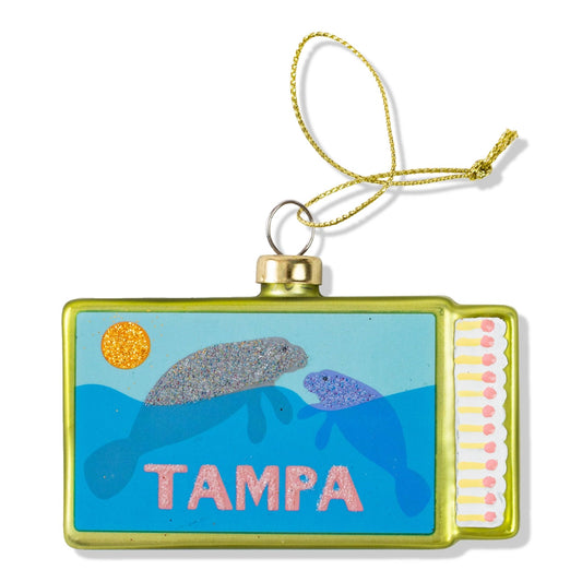 Furbish Studio - Matchbook Ornament - Tampa - Jennie Dots