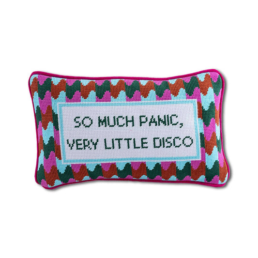 Furbish Studio - Panic at the Disco Needlepoint Pillow - Jennie Dots