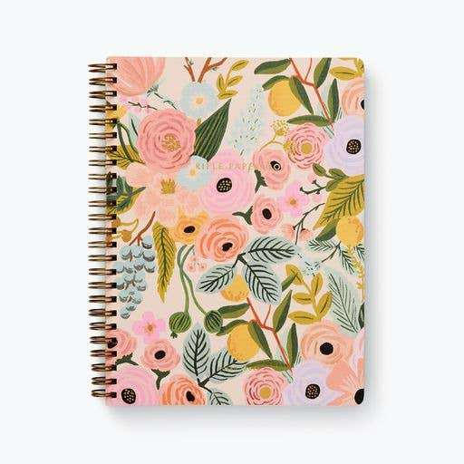 Garden Party Pastel Spiral Notebook - Jennie Dots