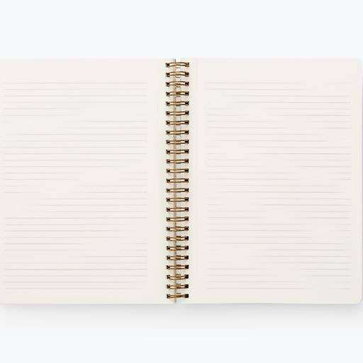 Garden Party Pastel Spiral Notebook - Jennie Dots