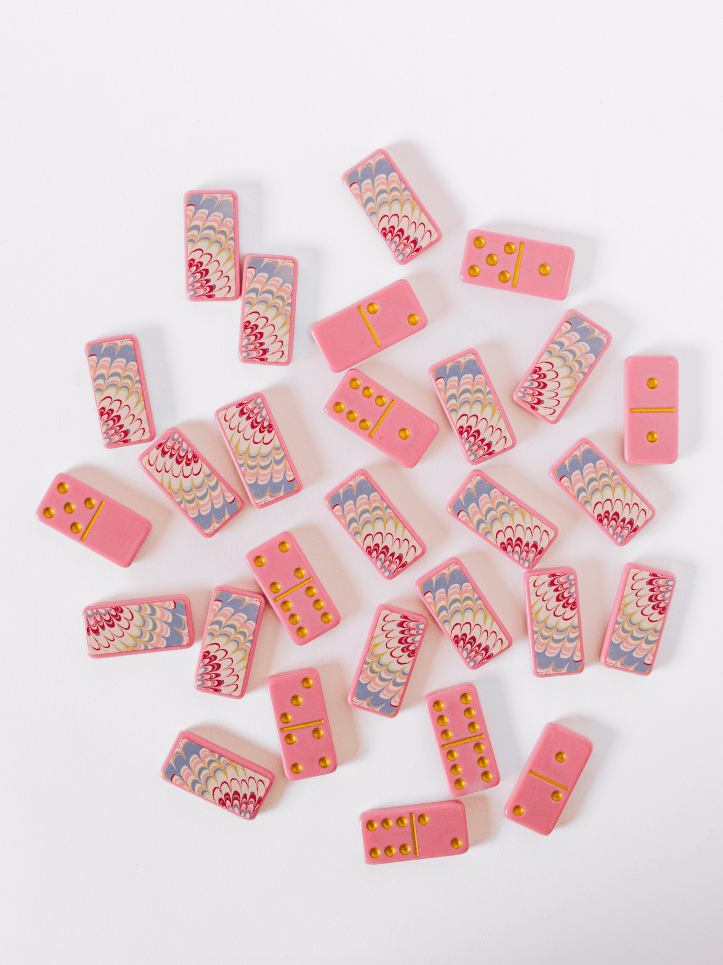 Good Juju Ink - Marbled Colors Domino Set - Jennie Dots