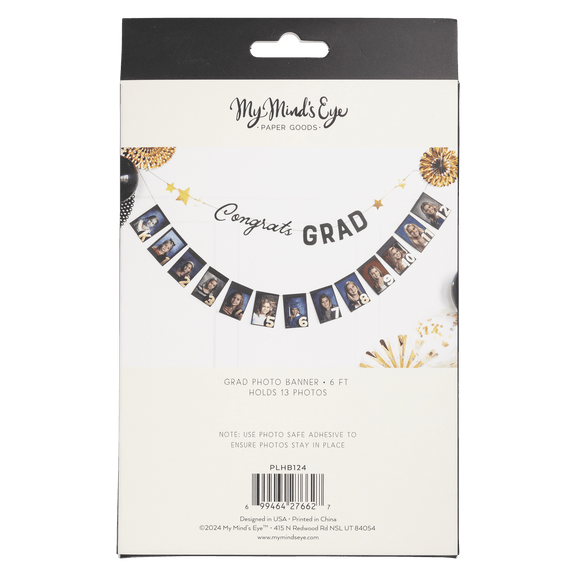 Grad Photo Banner - Jennie Dots