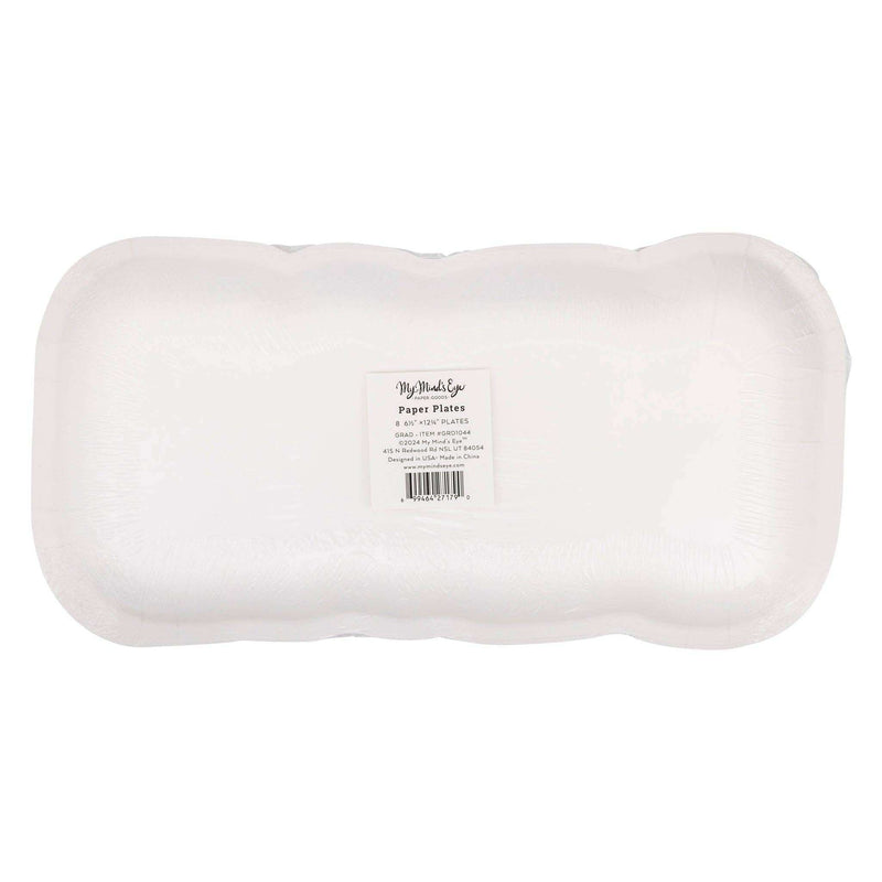 GRAD Shaped Paper Plate - Jennie Dots