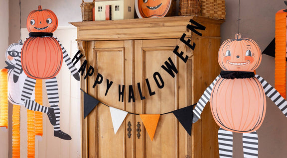 Halloween Felt Pennant Banner - Jennie Dots