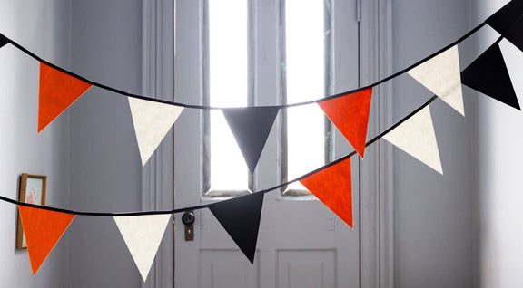 Halloween Felt Pennant Banner - Jennie Dots
