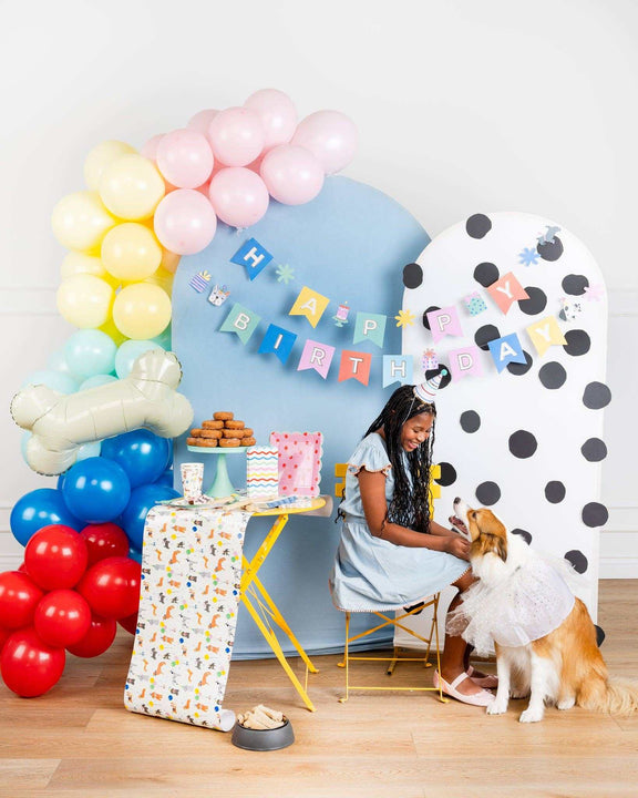 Happy Birthday Banner - Dog - Jennie Dots