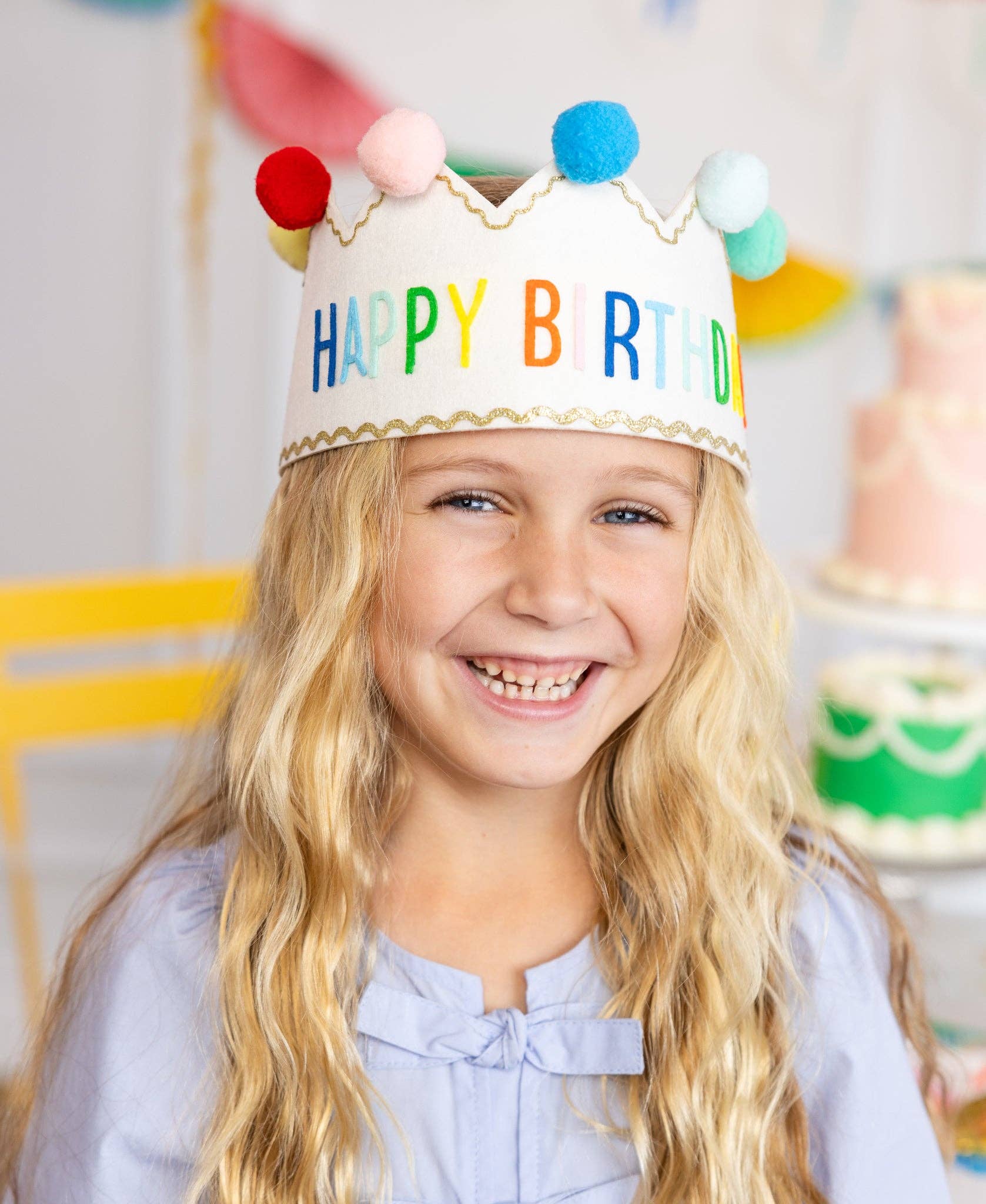 Happy Birthday Felt Crown - Jennie Dots