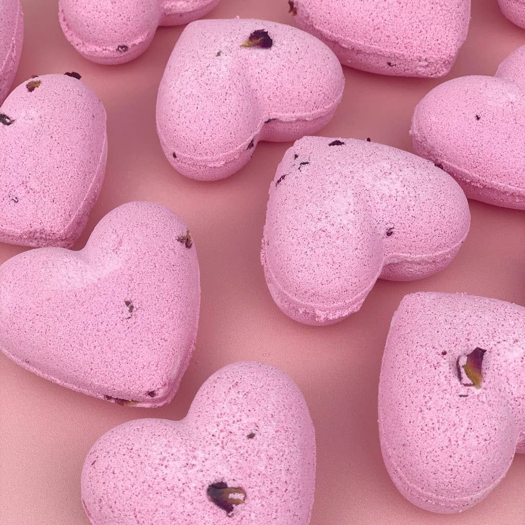 Happy Birthday Heart Shaped Bath Bomb⎜Luxury Bath Bomb Gift - Jennie Dots