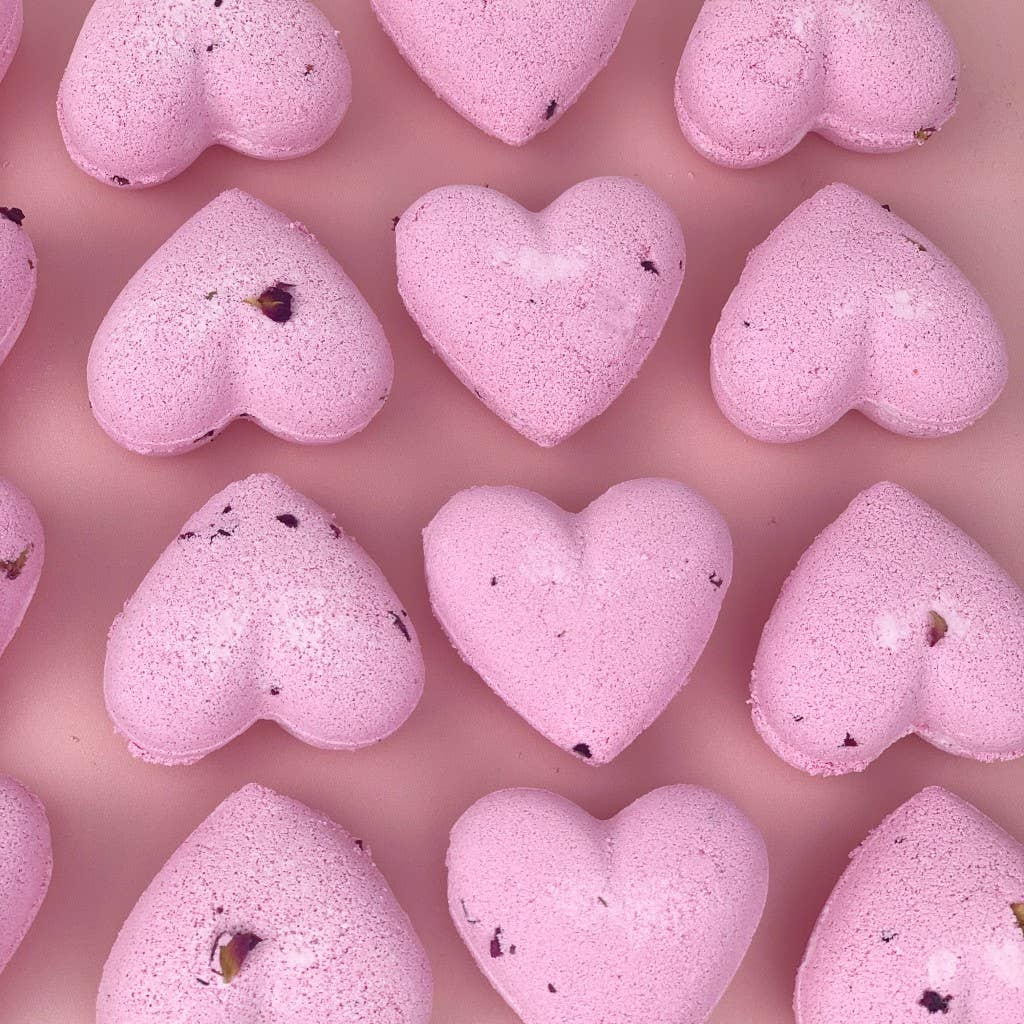 Happy Birthday Heart Shaped Bath Bomb⎜Luxury Bath Bomb Gift - Jennie Dots