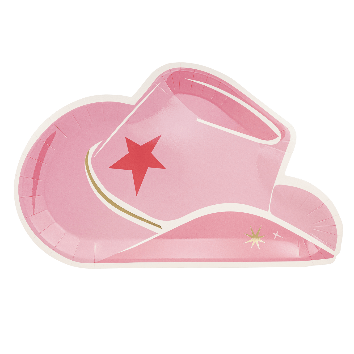 Hat Shaped Paper Plate - Jennie Dots