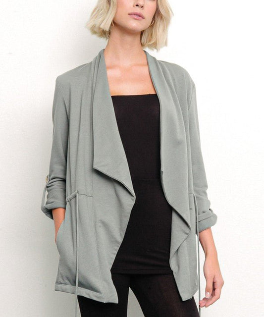 Open Front Jacket | Women's Open Front Jacket | Jennie Dots
