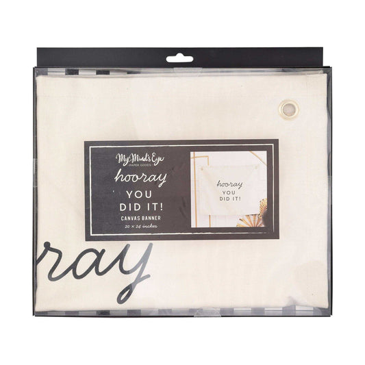 Hooray Canvas Banner - Jennie Dots