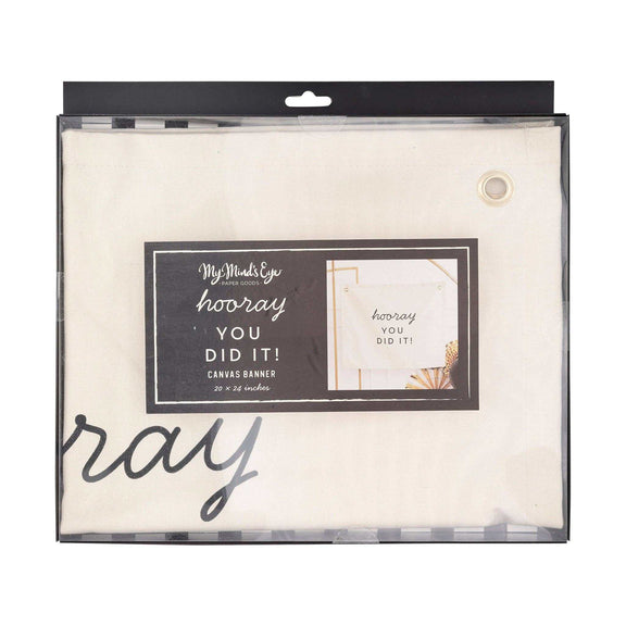 Hooray Canvas Banner - Jennie Dots