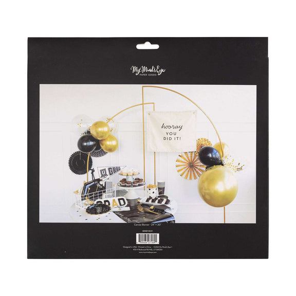 Hooray Canvas Banner - Jennie Dots