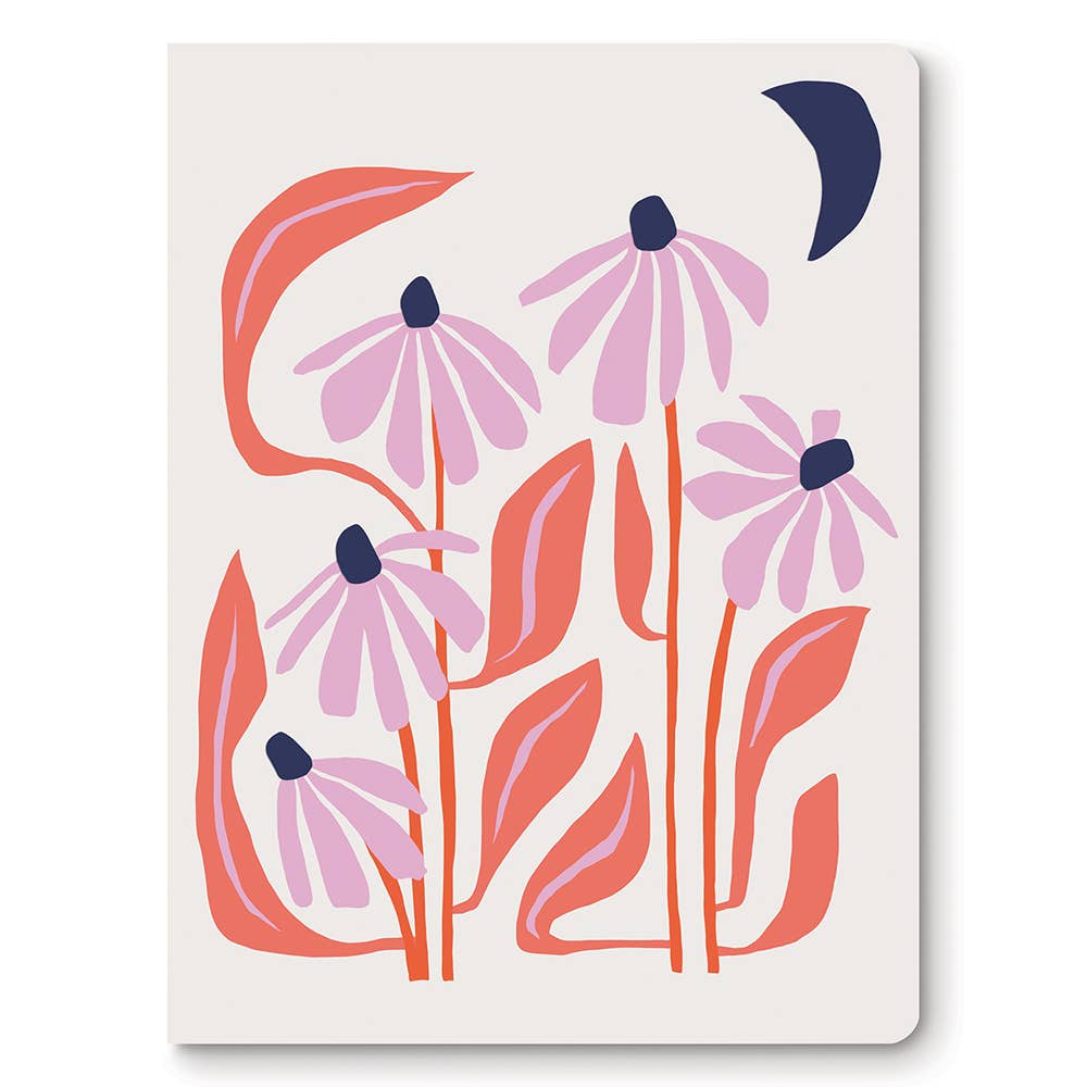 Keep Blossoming Medium Coptic - Bound Journal - Jennie Dots