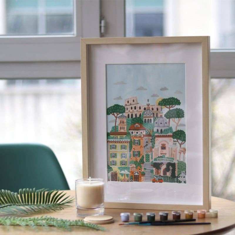 La Petite Épicerie - Number Painting Kit - Rome by Hoglet and Co - Jennie Dots