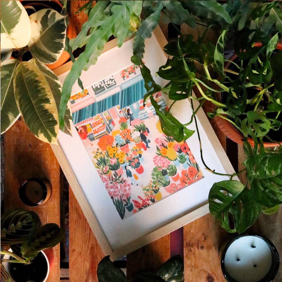 La Petite Épicerie - Paint by number kit - Flower Market - Jennie Dots