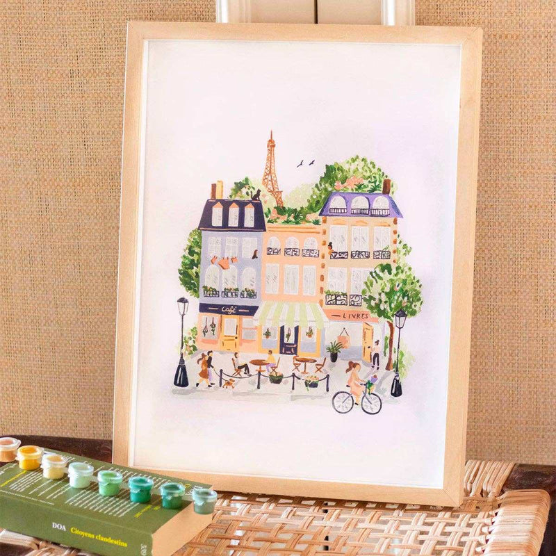 La Petite Épicerie - Paint by number kit - Paris - Jennie Dots