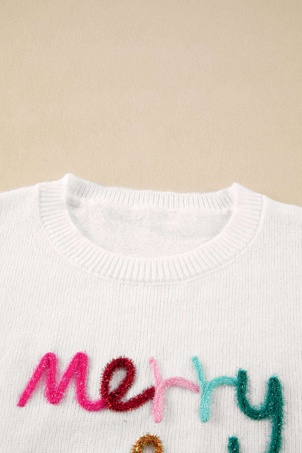 Merry & Bright Round Neck Casual Sweater - Jennie Dots