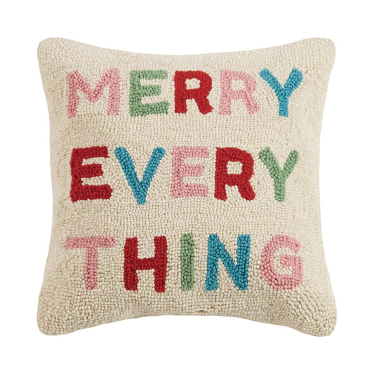 Merry Everything Hook Pillow - Jennie Dots