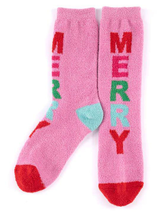 MERRY SOCKS, PINK - Jennie Dots