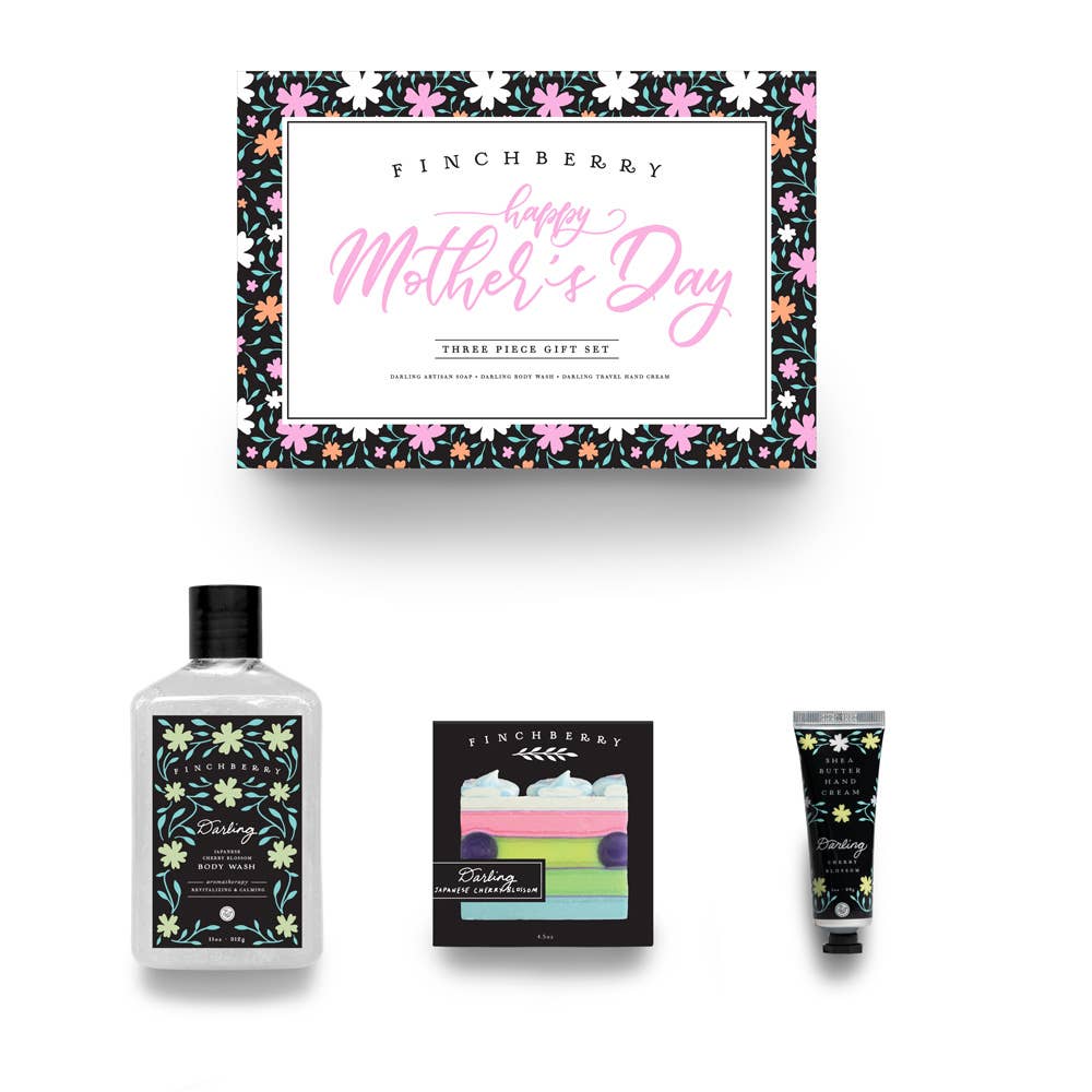 Mother's Day 3 Pc Bath & Body Gift Set - Jennie Dots