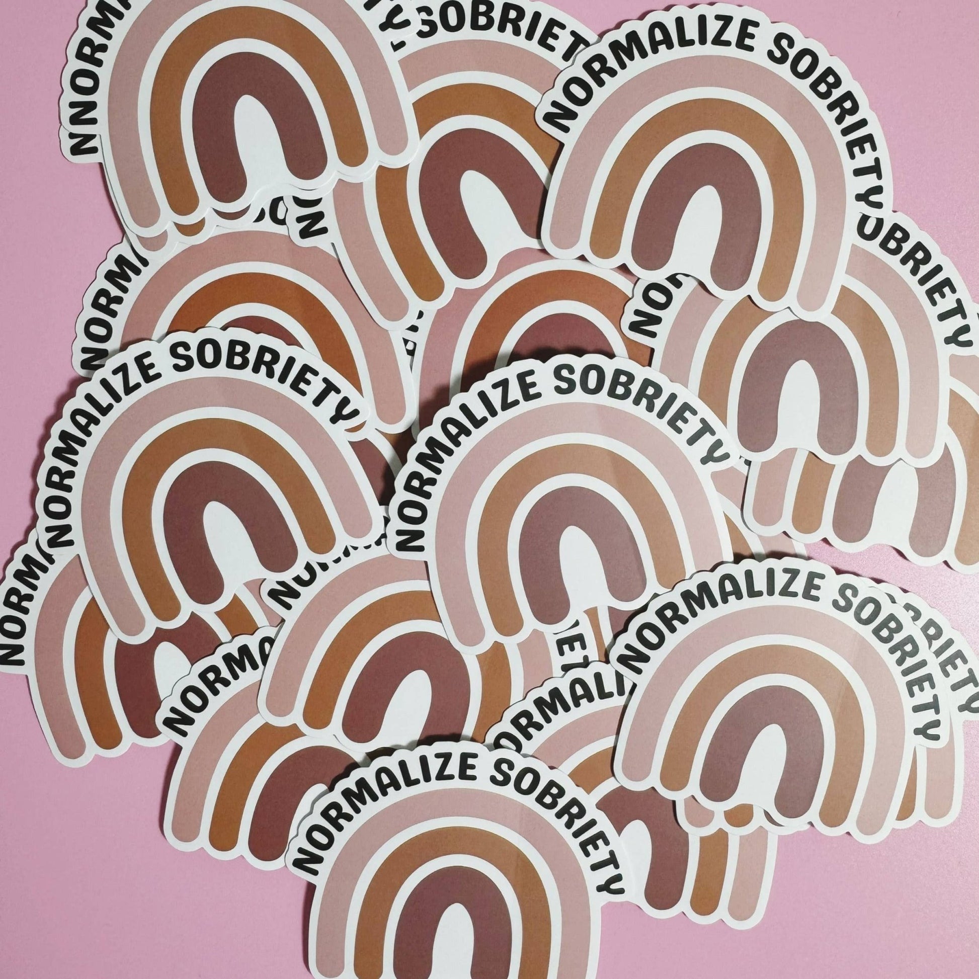 Normalize Sobriety Sticker, Sobriety Gifts, Recovery Gift - Jennie Dots