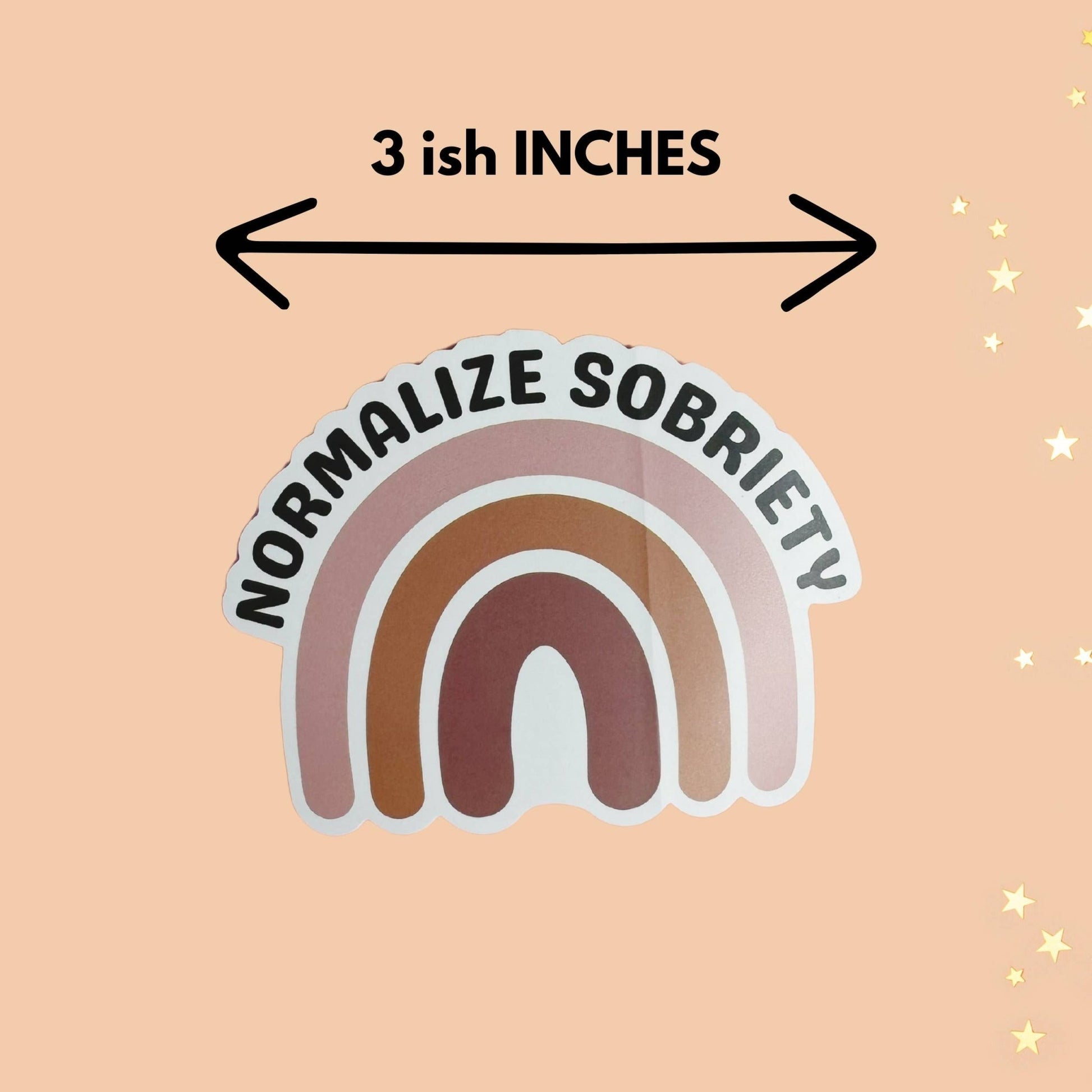 Normalize Sobriety Sticker, Sobriety Gifts, Recovery Gift - Jennie Dots