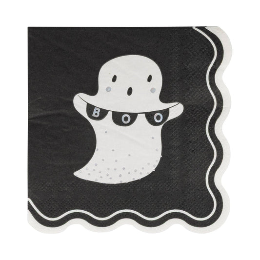 Occasions Boo Ghost Cocktail Napkin - Jennie Dots