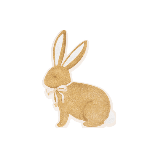 Occasions Rabbit Napkin in playful rabbit shape for whimsical table setting.
